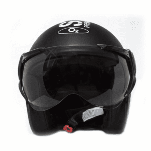 O2 Star Matt Black with Visor