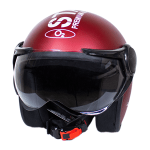 O2 Star Matt Red with Visor