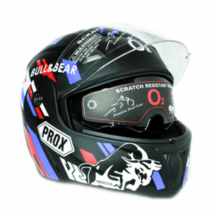 O2 PROX 73 BULL DECOR DUAL VISOR