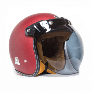 O2 Star Matt Red with Bomber Visor