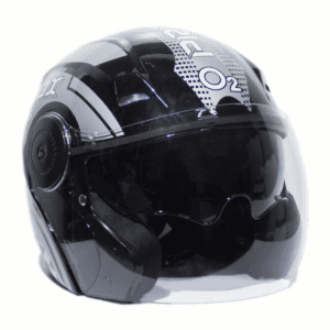 O2 PROX 2G SILVER P1 DECOR DUAL VISOR