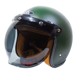 O2 Star Matt Green with Bomber visor