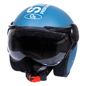 O2 Star Matt Blue with Visor